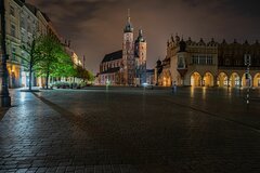 Kraków bez blasku latarni miejskich 1