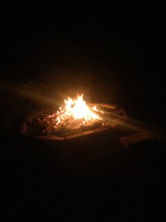 Płonie ognisko i szumią knieje...