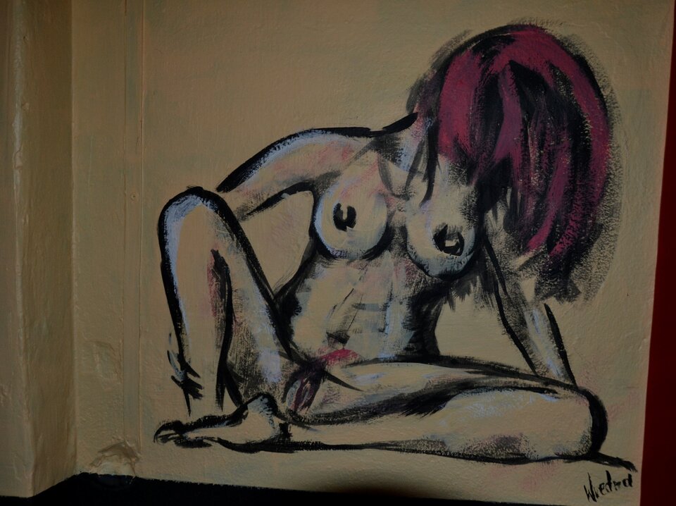 Rysunki na ścianach twórczości naszej kochanej Wrednej..jpg - bizarriusz_kino