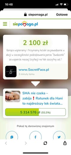 Wpłata za licytację LaVa i 5 Voucherów