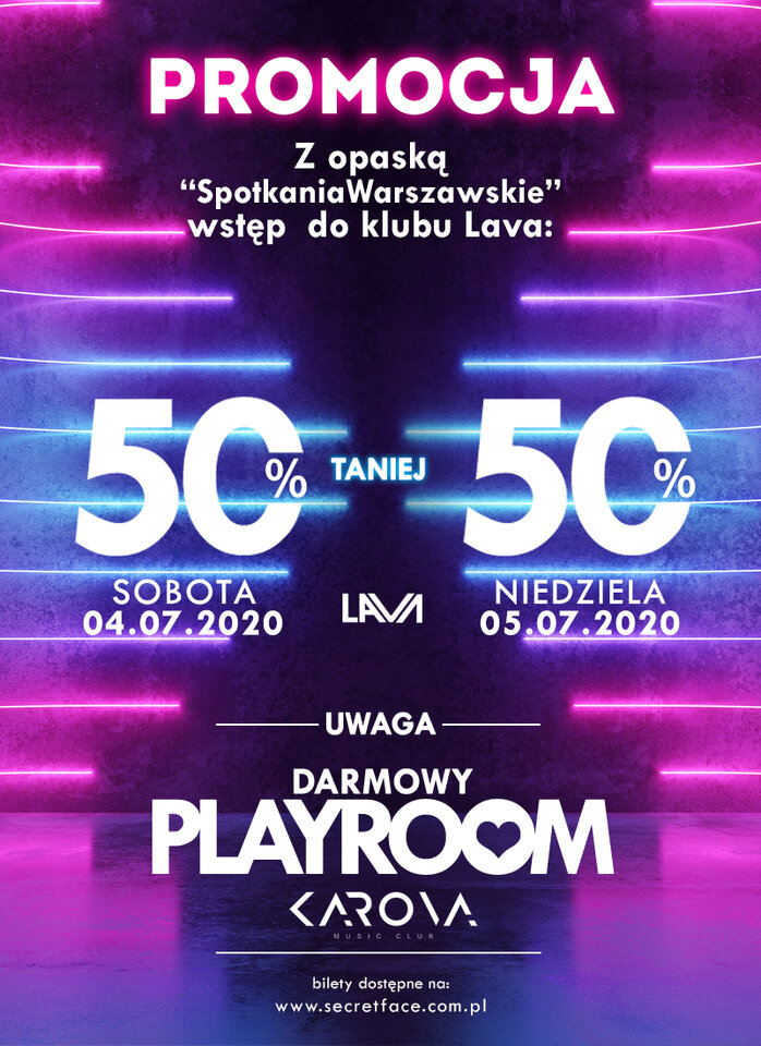 SPOTKANIE WARSZAWSKIE I PROMOCJA U NAS! - LavaClub