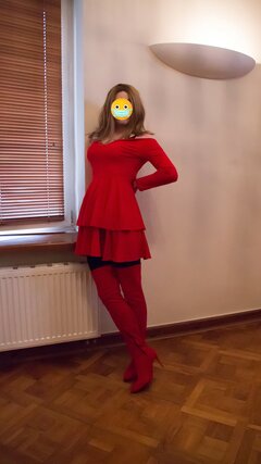 Próbowałam też i takiej kreacji