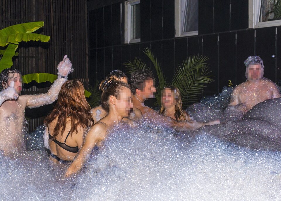 Piana Party  nocą :) - jacuzzi