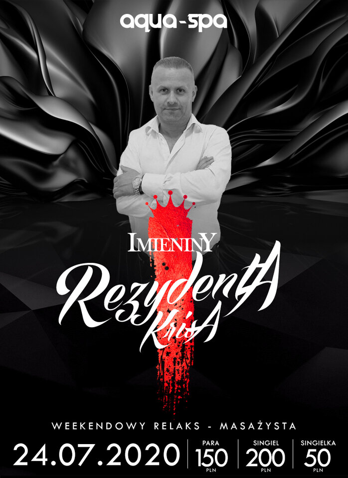 PIĄTKOWE AQUA SPA – WEEKENDOWY RELAKS - IMIENINY REZYDENTA ! - LavaClub