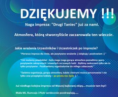 "Drugi Taniec" - bardzo dziekujemy!