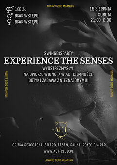 15 SIERPNIA 2020 - Experience the Senses in ACT