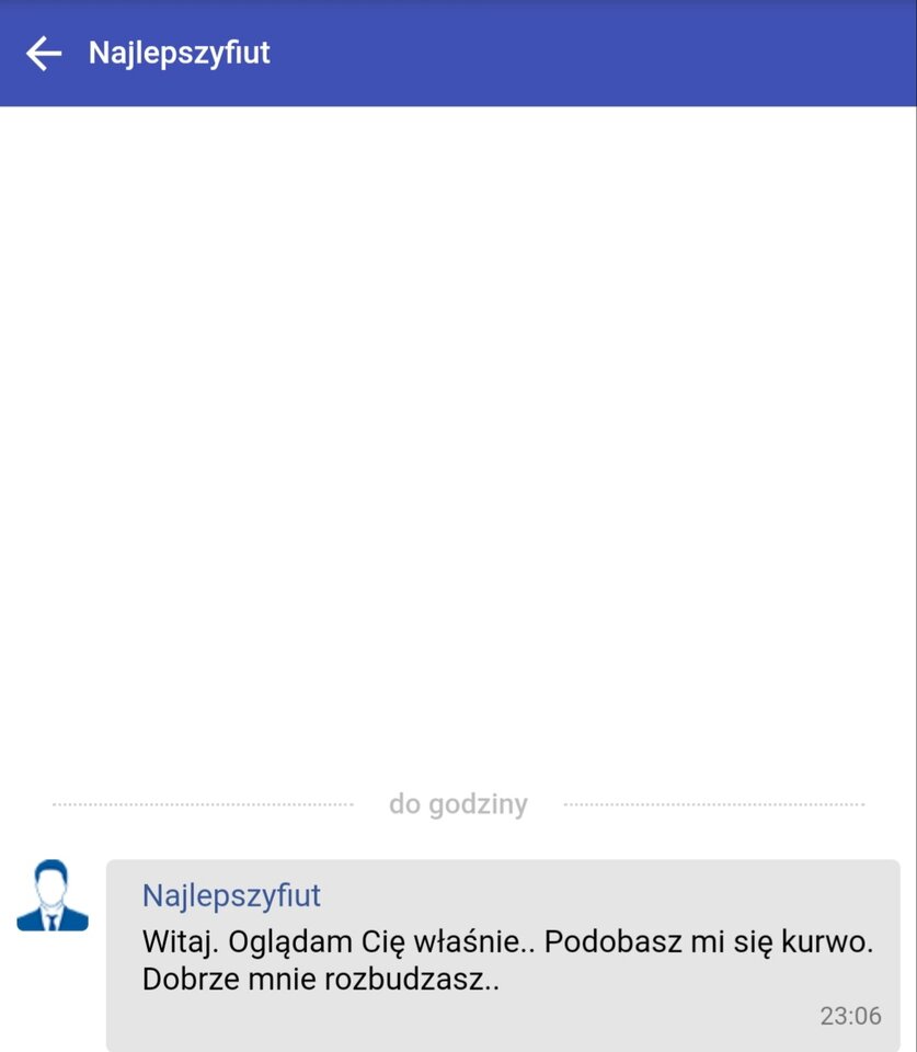 Ciekawe czy do własnej matki tez na dzien dobry leci z kurwami. - puszysta_mezatka