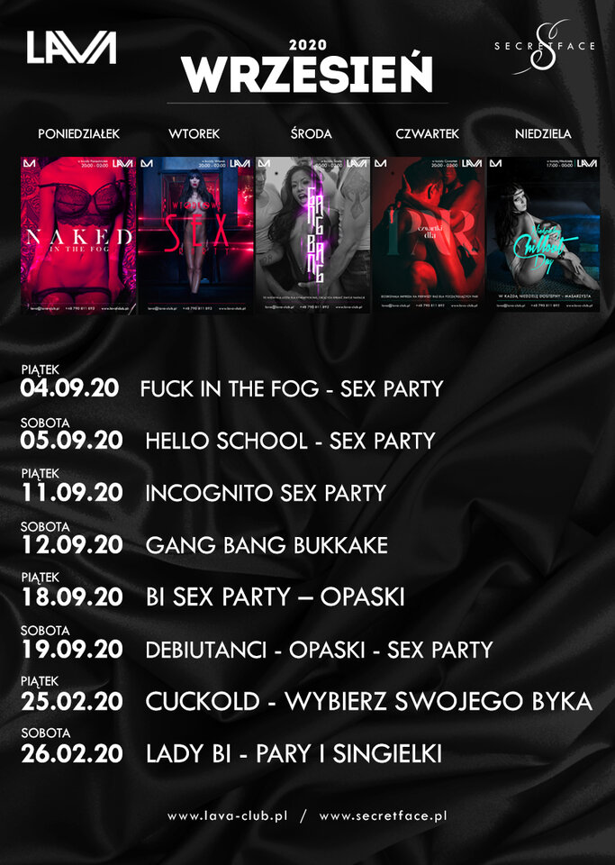 Wrzesień 2020 w Swingers Clubie LaVa ! - LavaClub