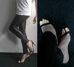 Dziś z dużym kontrastem....czerń i zjadliwa żółć 😁