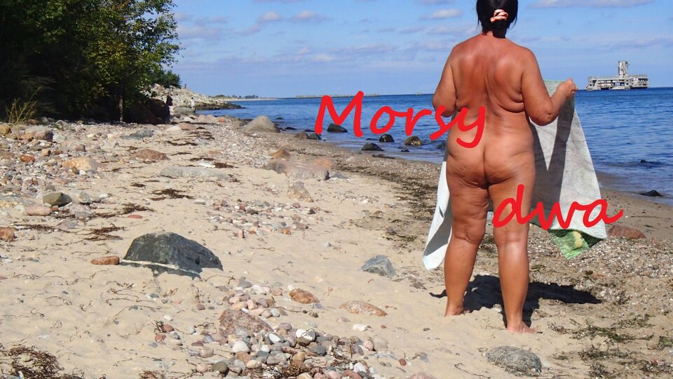 Dzisiejsze plażowanie. - Morsy_dwa