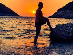 O zachodzie słońca