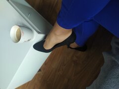 To co lubię...coffe time in heels ;-)