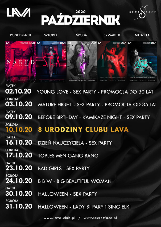 LineUpPaździernikLava 😈 - LaVaBarman