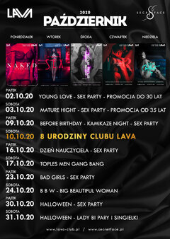 LineUpPaździernikLava 😈