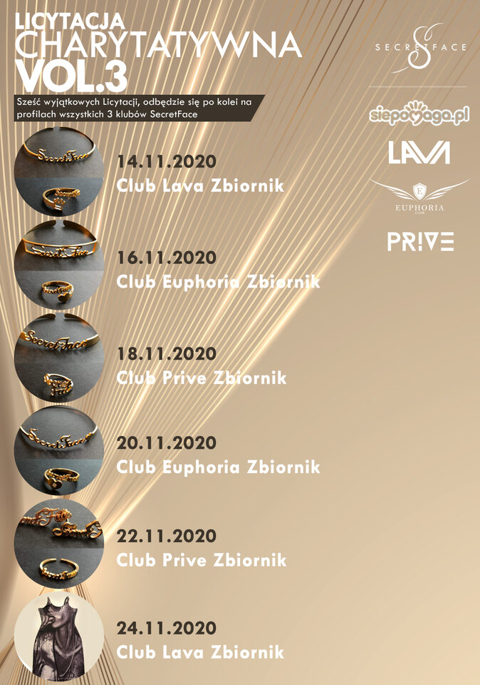 Licytacja vol3 SIEPOMAGA.PL - LavaClub