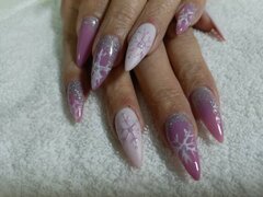 Zima za oknem i zima na pazurkach:))