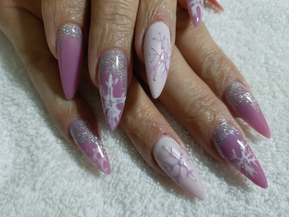 Zimowe pazurki:)) - Tv_Krystyna