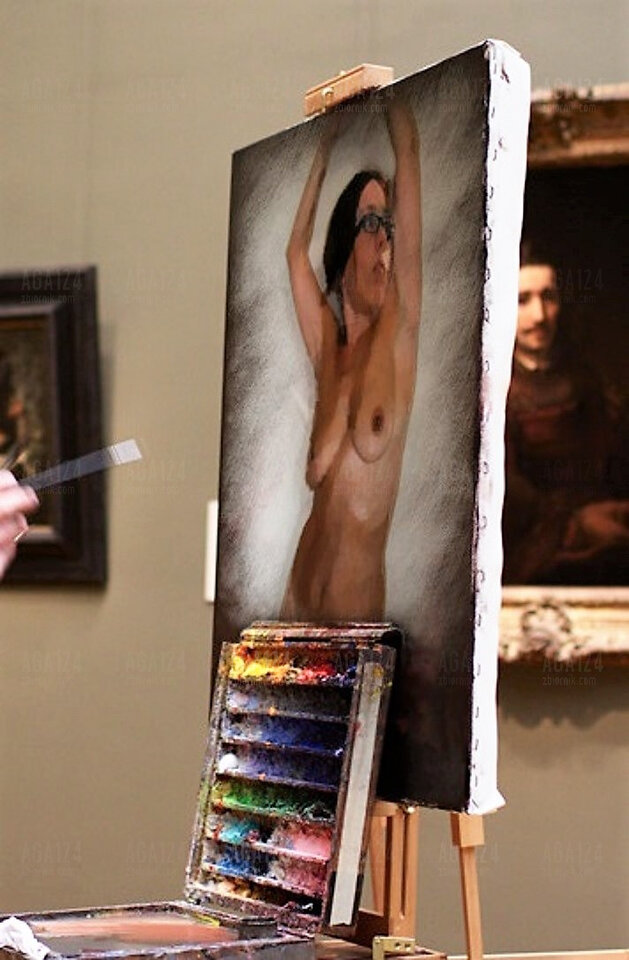 Uwieczniona na płótnie - aga124