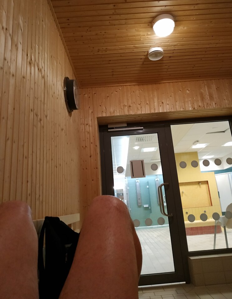 Sauna pusta jeszcze 😆 - PoduszkaKolderka