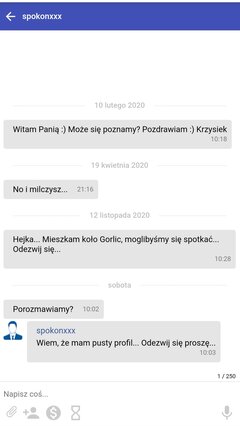 Wiem, że mam pusty profil...