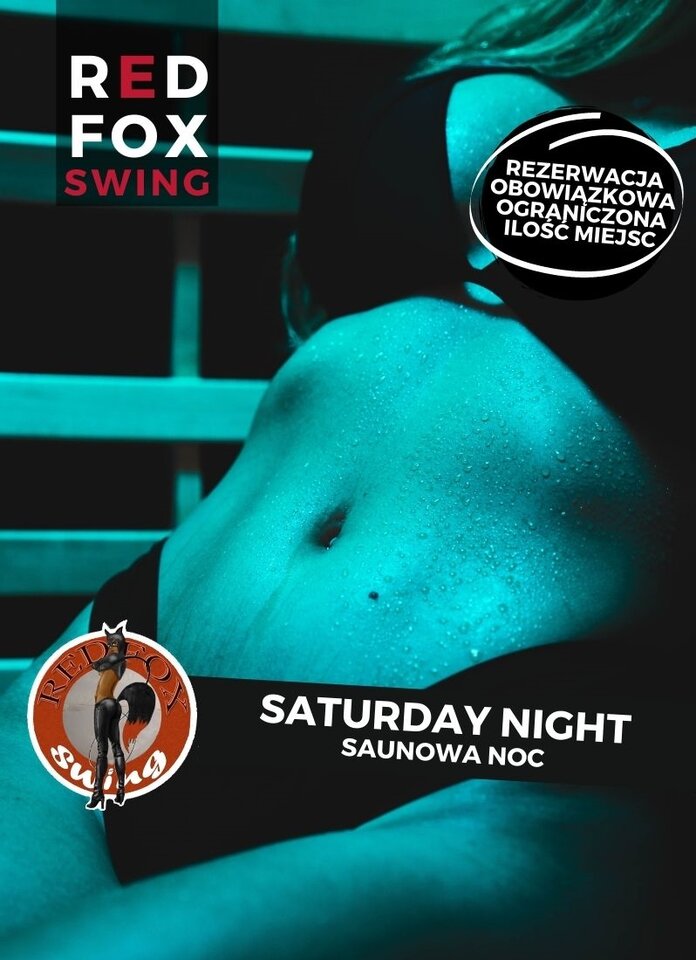 Zapraszamy w sobotę na saunowa noc w klimatach swingers - redfoxswing