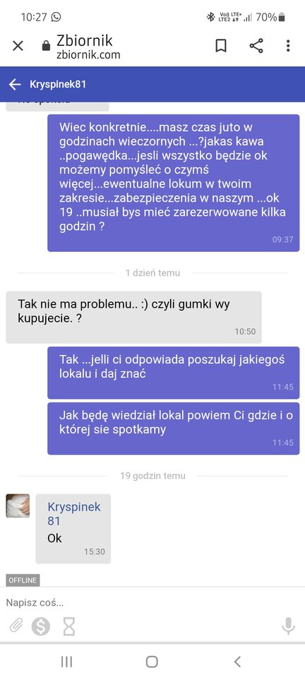 Kolejny gawedziarz erotoman ...w ciągu ostatnich 2 mieś to ju - dana7778