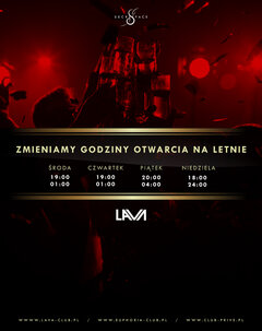 Letnie godziny otwarcia klubu !