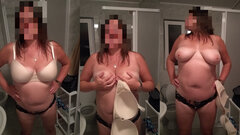 Pokazuje cycki jak zwykła dziwka...