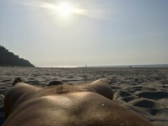 Dębki 2021 - smażing (w rzeczywistości było więcej ludzi ni