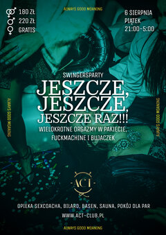 6 SIERPNIA (piątek) - JESZCZE, JESZCZE, JESZCZE RAZ!!!