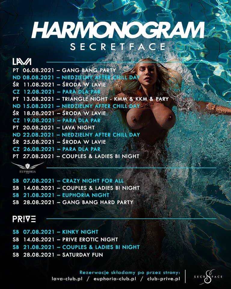 Plakat shop Harmonogram - LavaClub