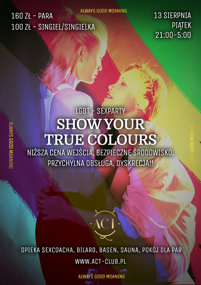 13 SI|ERPNIA 2021 - SHOW YOUR COLOURS - LGBT PARTY - ACTSwingersClubWarszawa