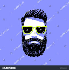 stock-vector-hipster-fashion-bearded-man-portrait-in-sunglasses-