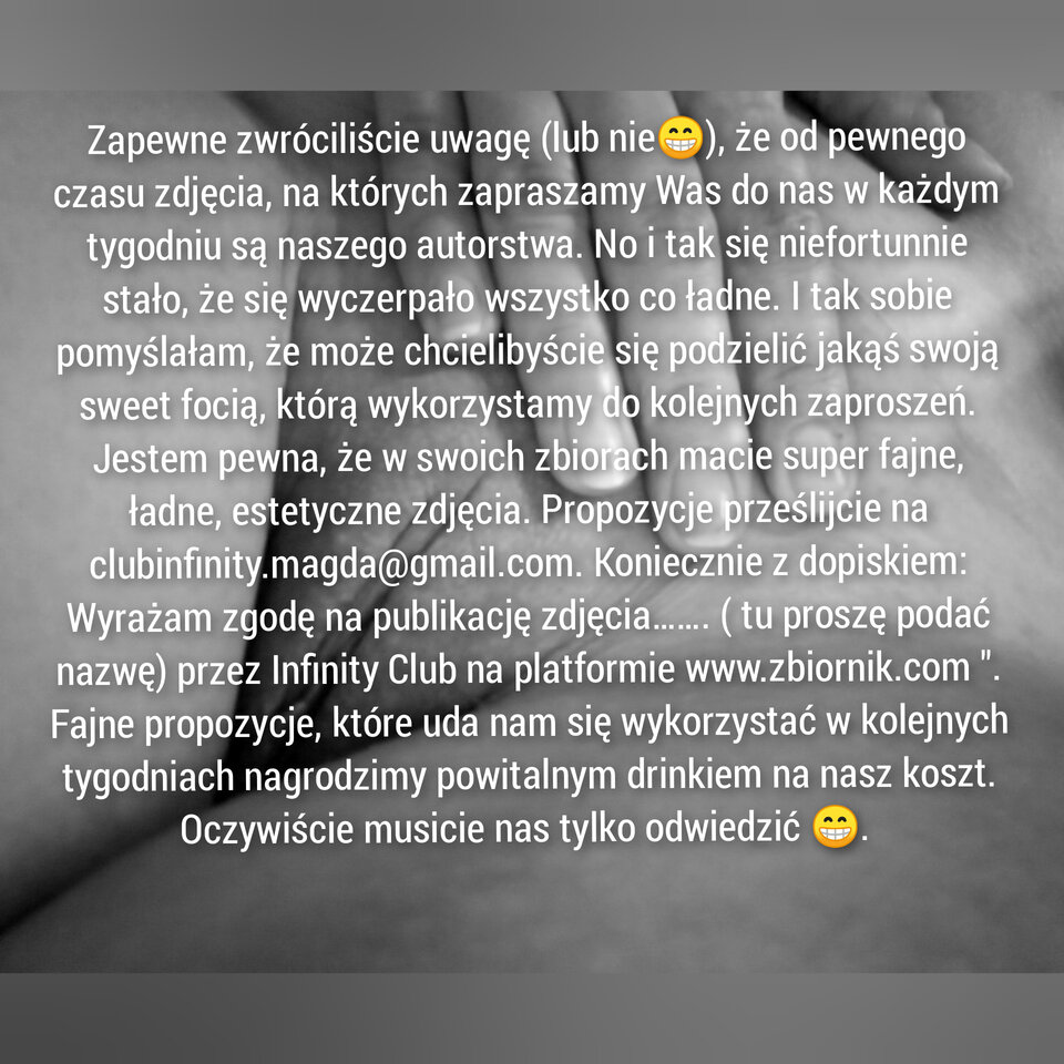 Zaproszenie - InfinityClub