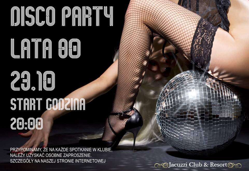 Lata 80 w JC&R - zapraszamy na sobotę 23.X :) - jacuzzi
