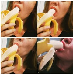 Jednych podnieca jedzenie a innych myśl o nim...😋🍌