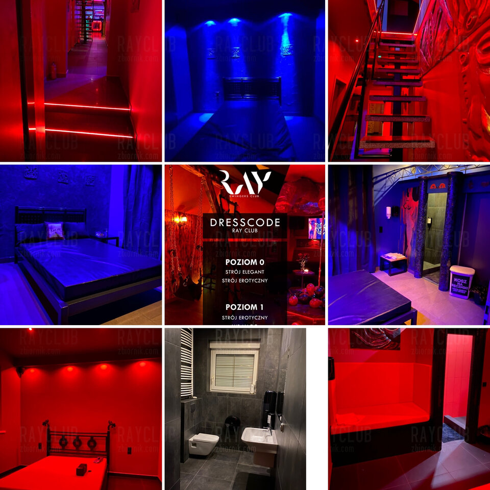 Pokoje / przejścia Club Ray Poznan - RayClub