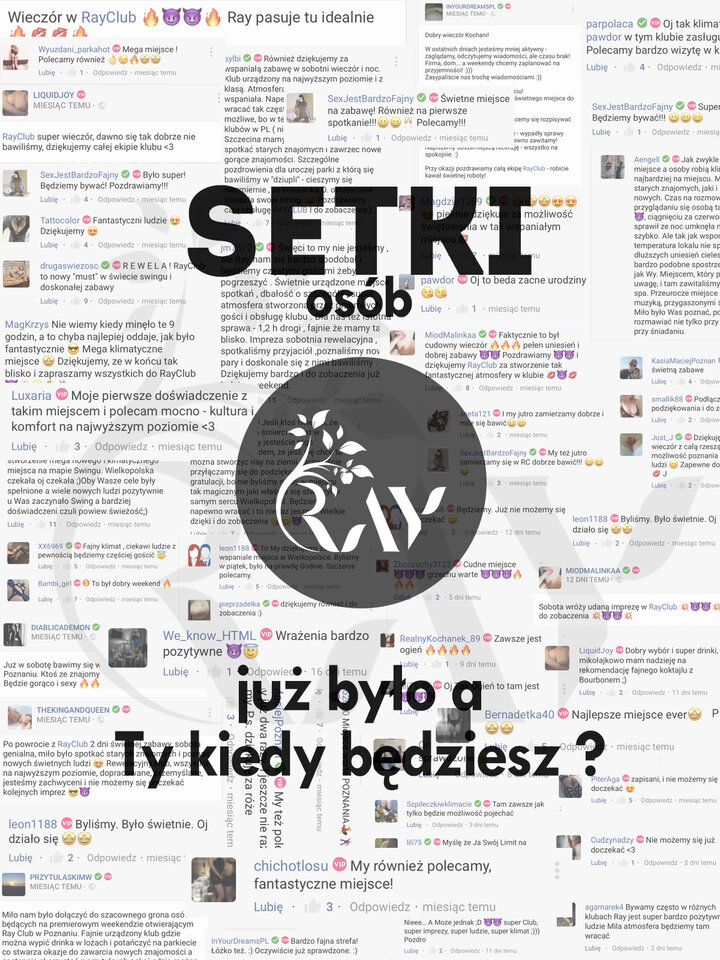 Setki zadowolonych gości ...Ray ! - RayClub