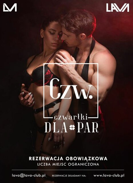 CZWARTKI DLA PAR w Swingers Clubie LaVa! - LavaClub