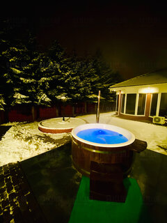 Bania w śnieżnej oprawie :D