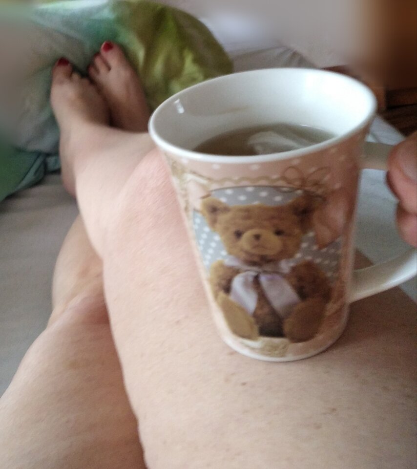 Herbatka z misiem 😊😋 - Ajsza69