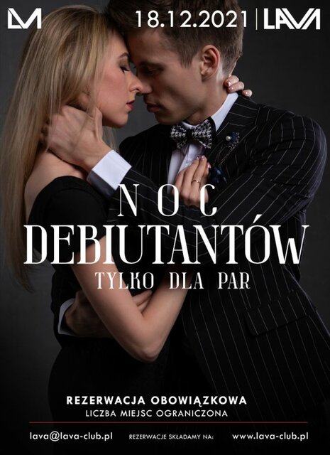 NOC DEBIUTANTÓW DLA PAR - OPASKI w Swingers Clubie LaVa! - LavaClub