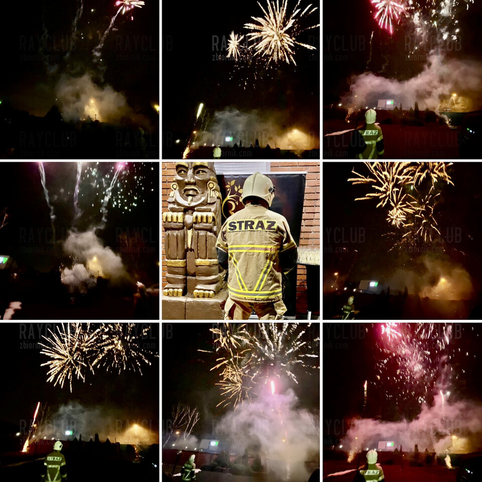 Sylwester pokaz fajerwerków Ray Club Poznan - RayClub