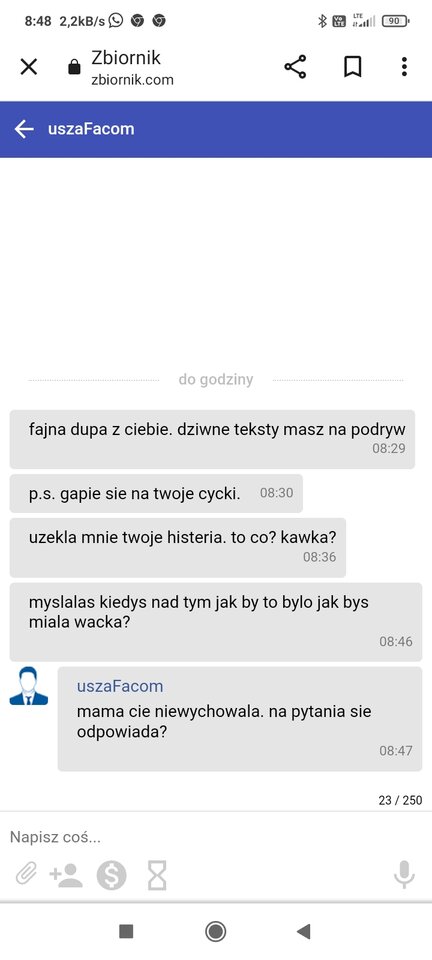 Mój brak wychowania. - Loren22