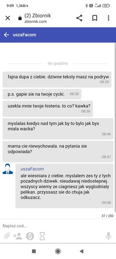 Z cyklu: "perełki Zbio."