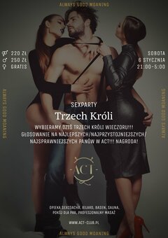 6 STYCZNIA - Trzech Króli - SexParty