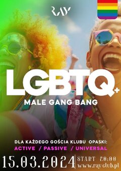 15.03.2024r. PIĄTEK - LGBTQ+ BI SEX PARTY - MALE GANG BANG - 20