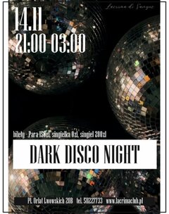 DARK DISCO NIGHT - 14.11