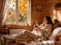 Ciepły kocyk i herbata :)