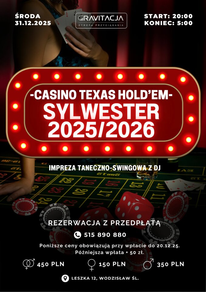 💥 SYLWESTER 2025/2026 - ClubGravitacja